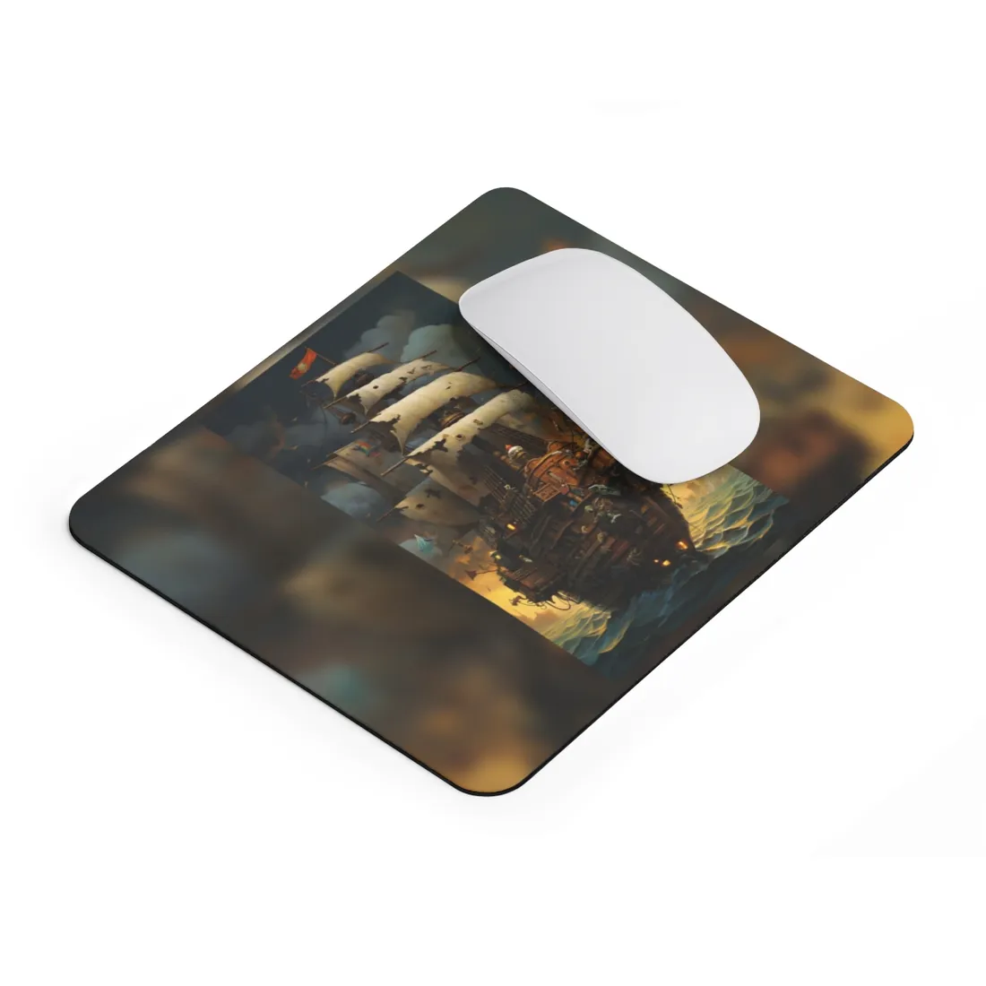 Swashbuckling Time Travelers: Maritime Adventure - Mouse Pad