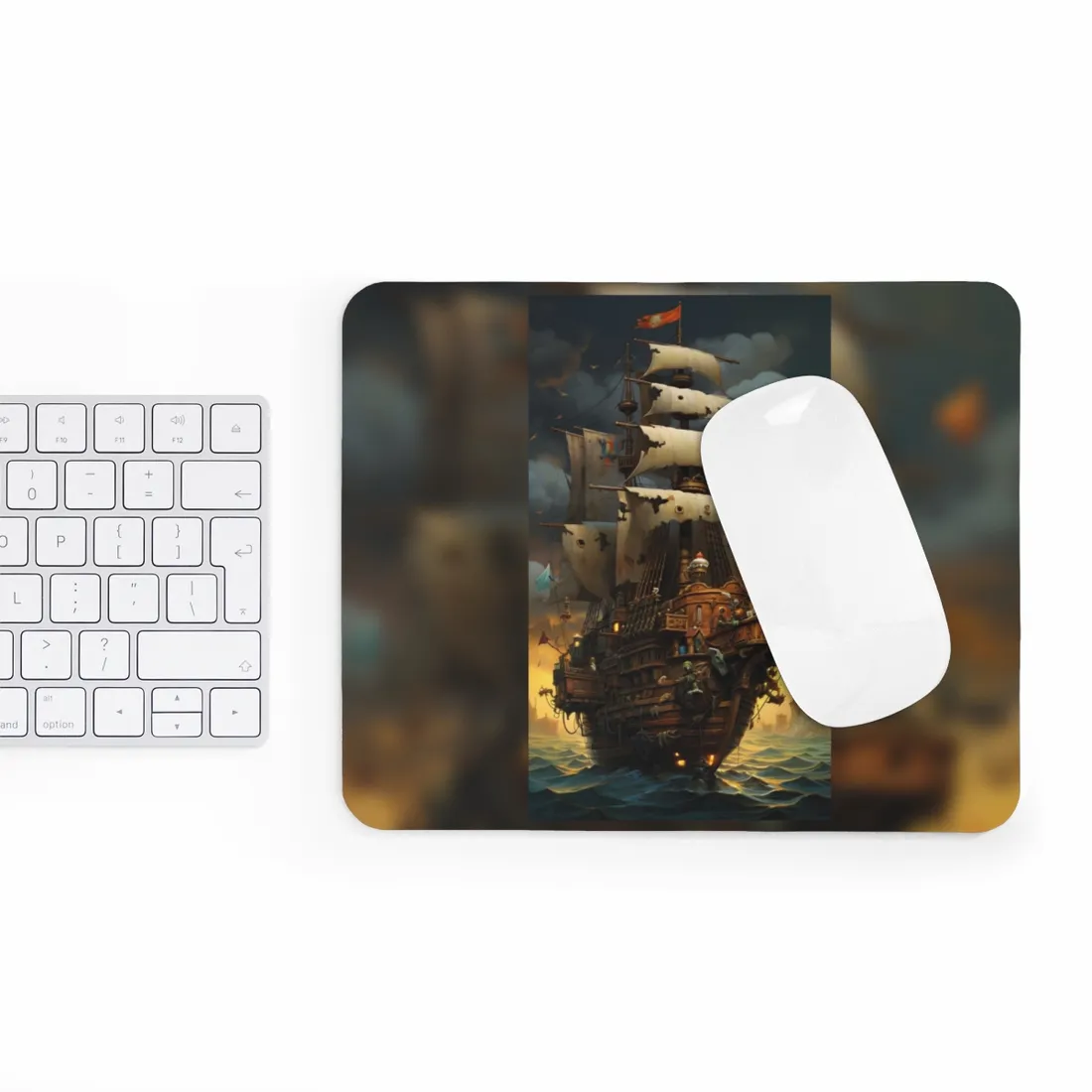 Swashbuckling Time Travelers: Maritime Adventure - Mouse Pad