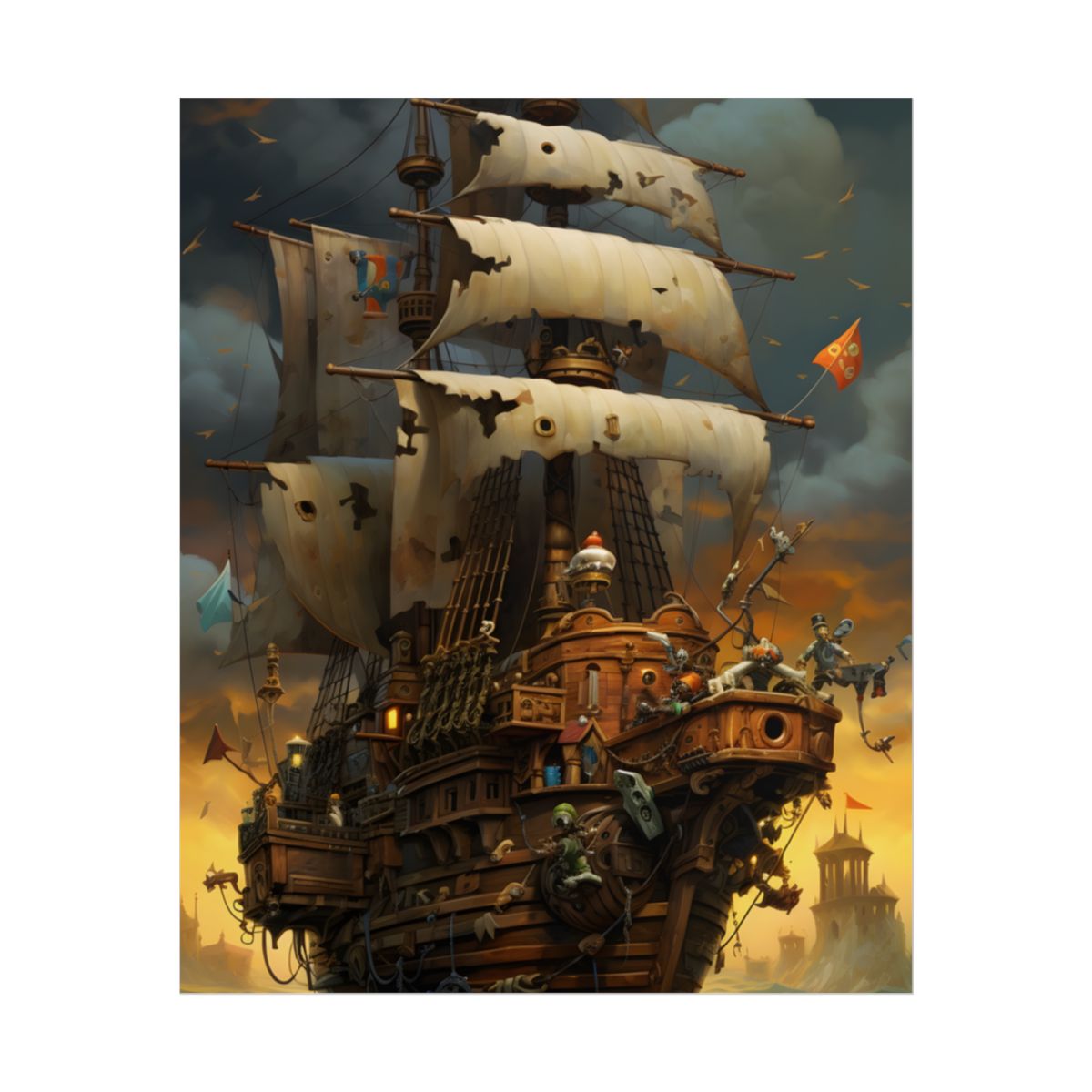 Swashbuckling Time Travelers: Maritime Adventure - Poster