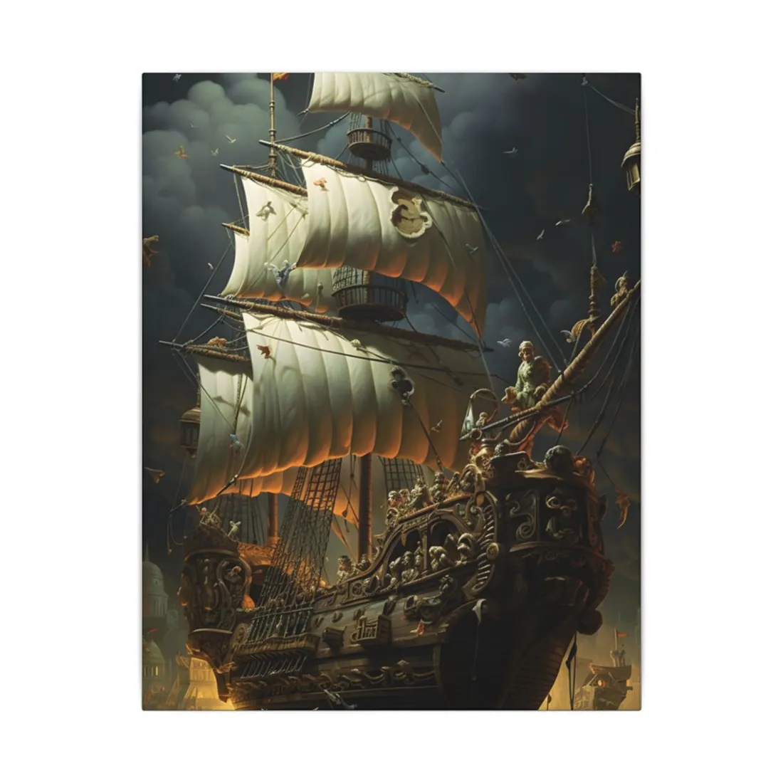 Swashbuckling Time-Traveling Pirate Crew - Canvas