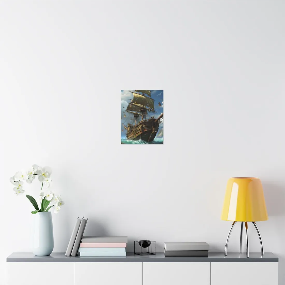 Swashbuckling Time-Traveling Pirate Crew: Colorful - Canvas