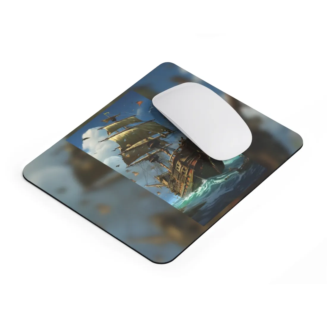 Swashbuckling Time-Traveling Pirate Crew: Colorful - Mouse Pad