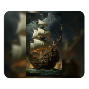 Galleon Ship at Sea Mouse Pad