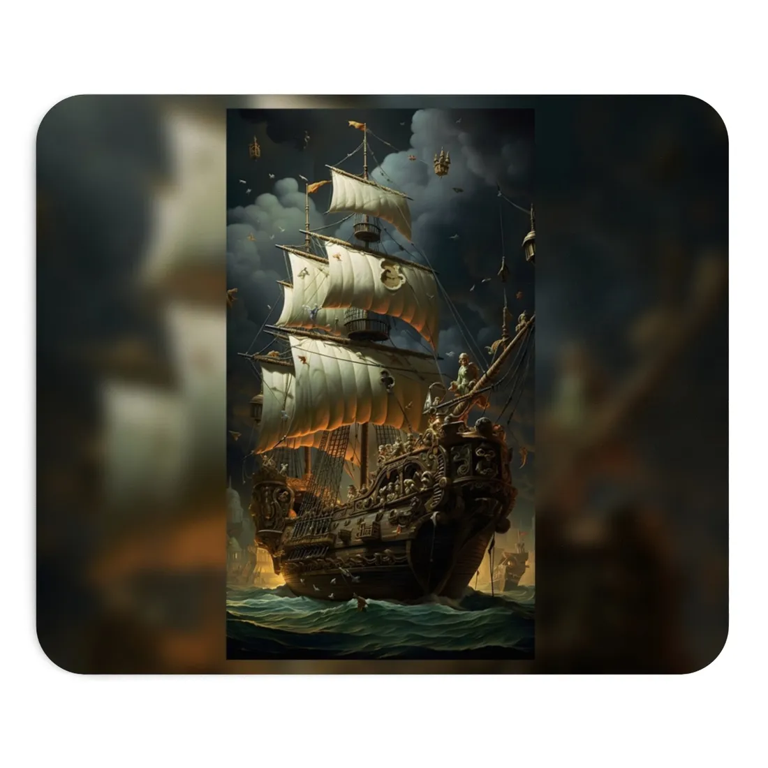 Swashbuckling Time-Traveling Pirate Crew - Mouse Pad