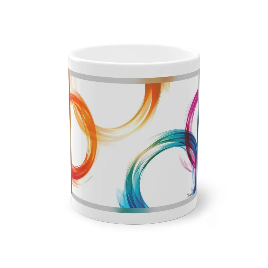 Swirling Abstract Colors: Vibrant - Mug