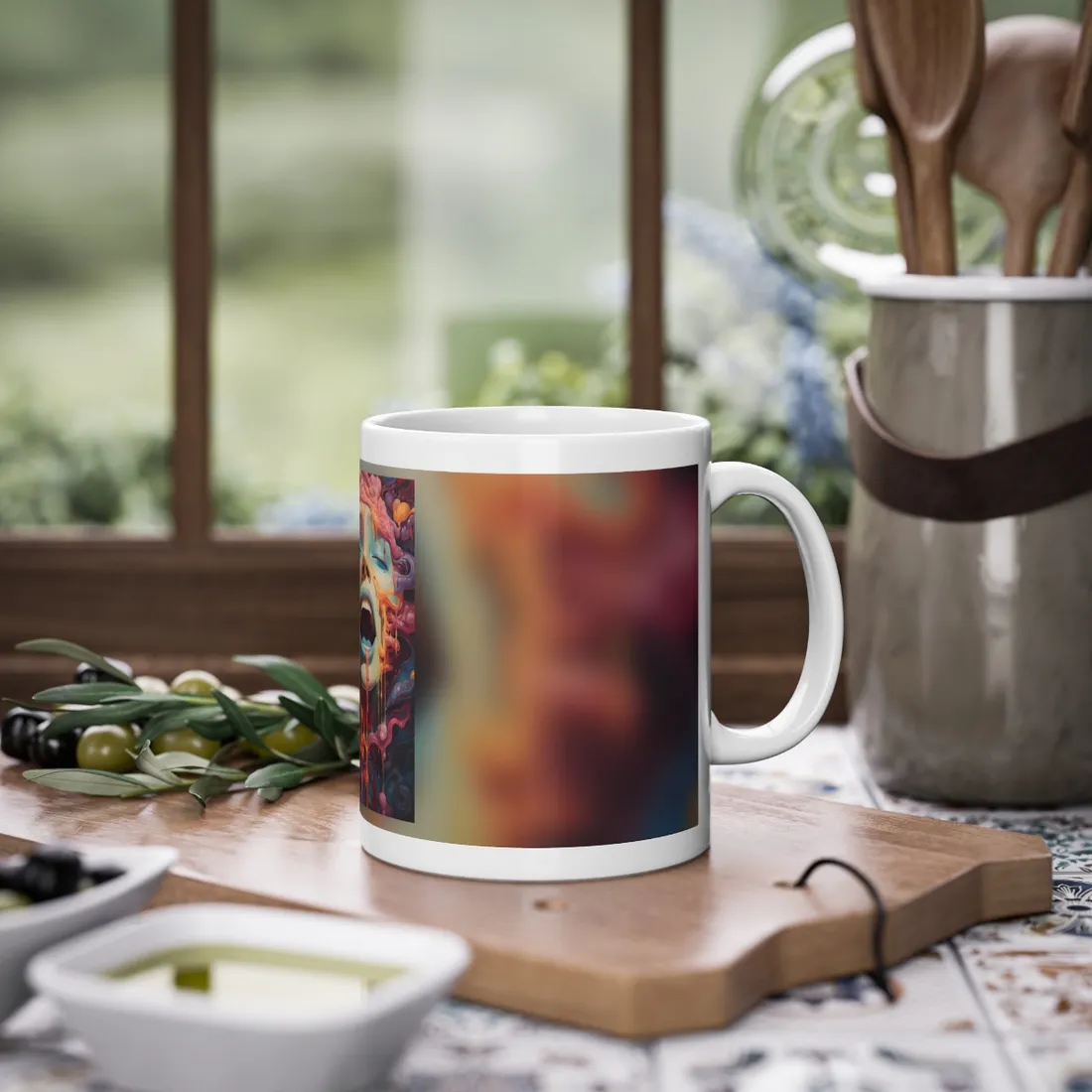 Tearing Reality: Digital Art and Portal Exploration - Mug