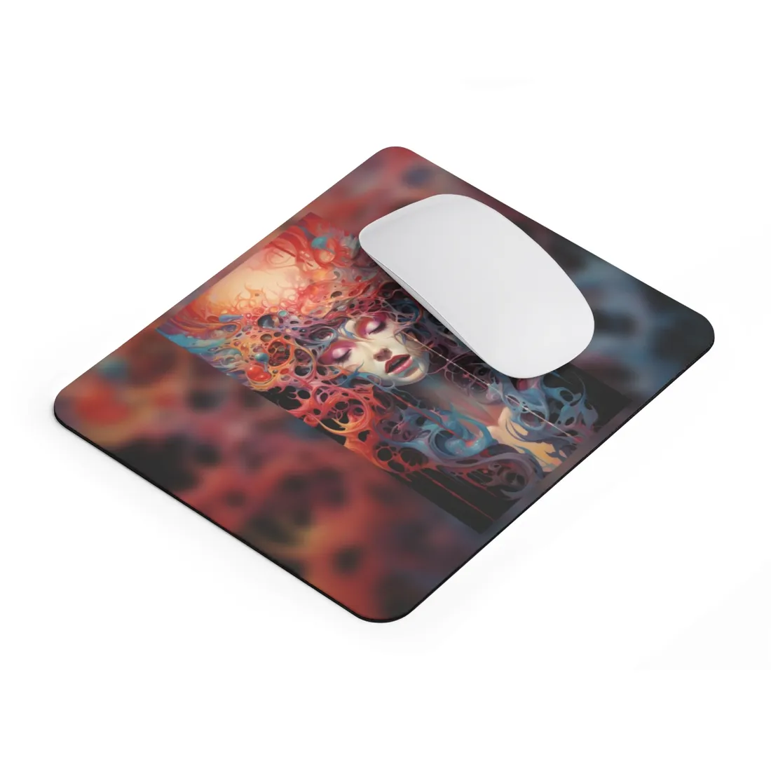 Tears in Reality: Surreal Portals Digital Art - Mouse Pad