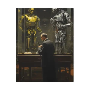Gilded and Chrome Showcase Canvas Print