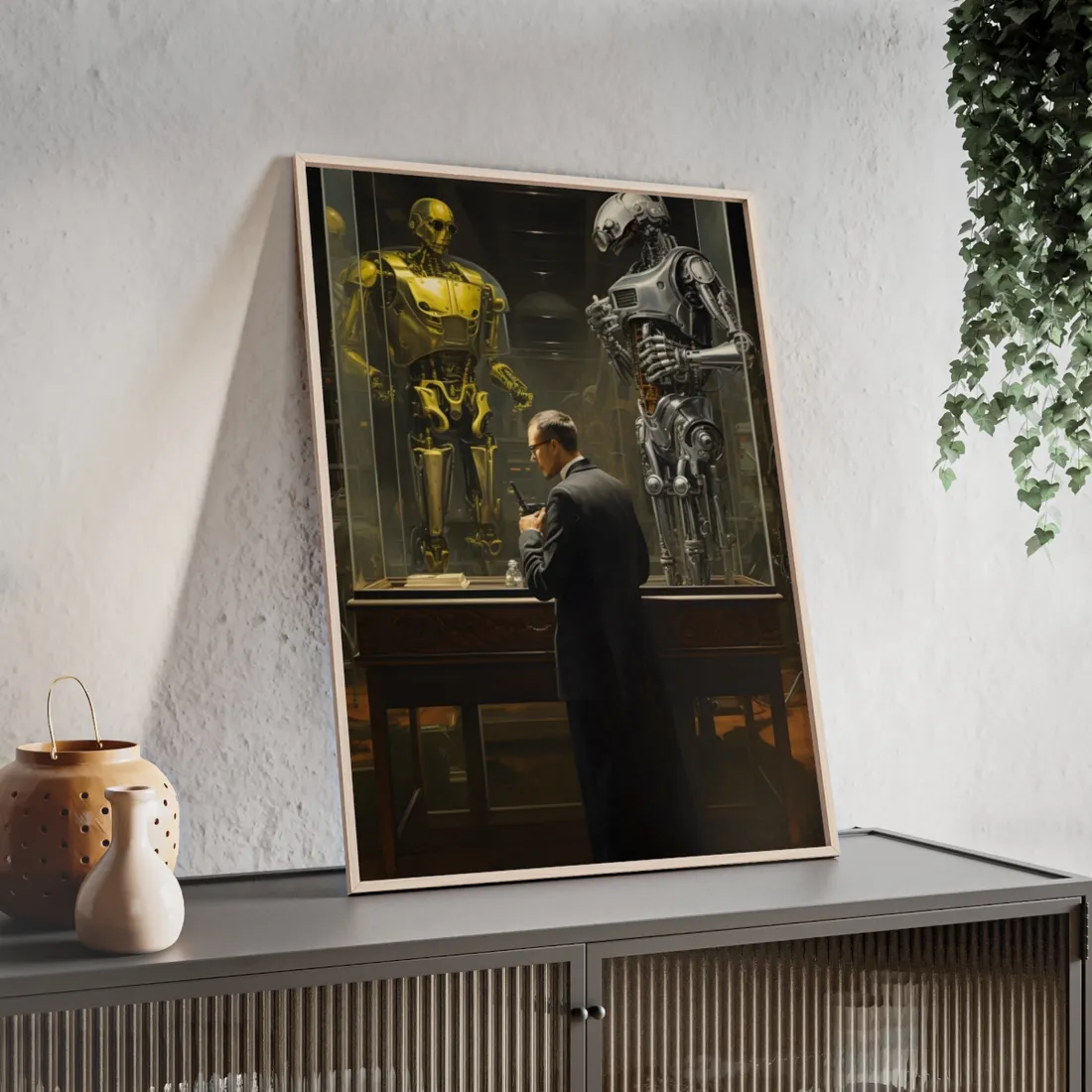 Techno Heist: A Group of Artistic Thieves in Action - Framed Poster