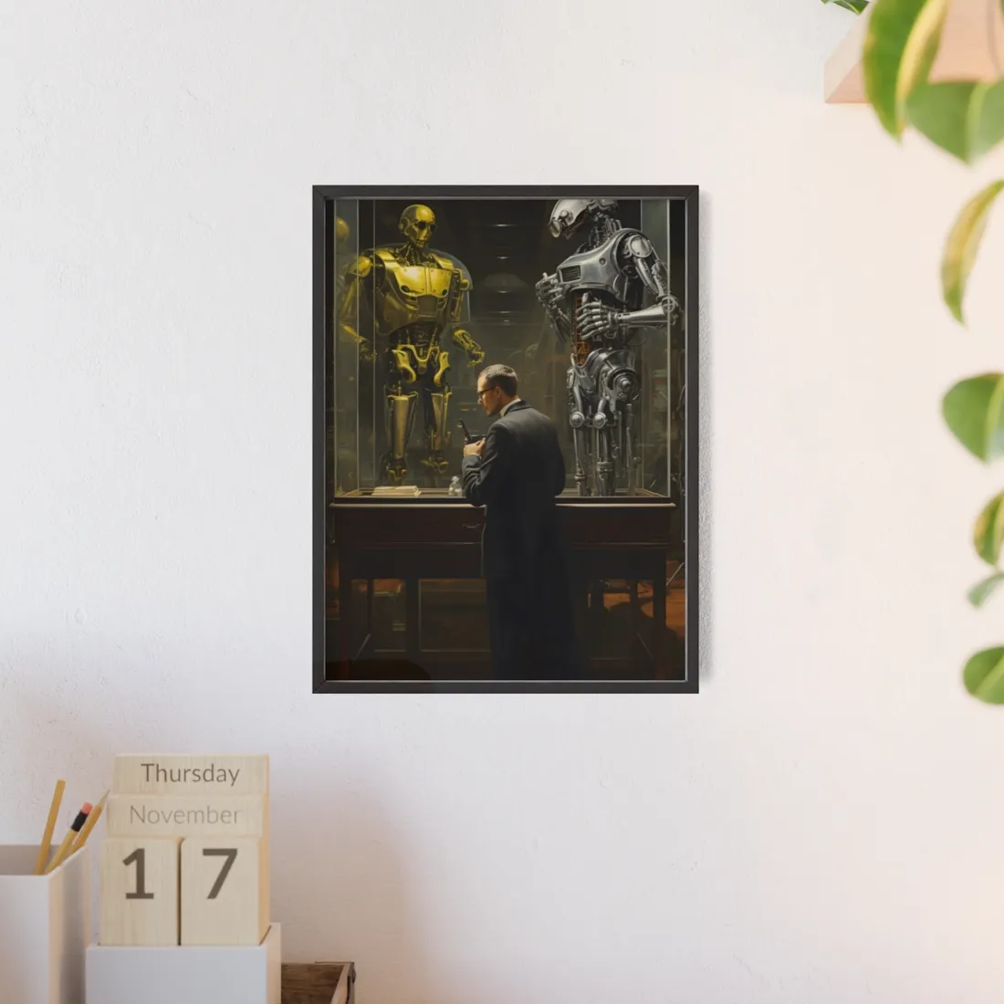 Techno Heist: A Group of Artistic Thieves in Action - Framed Poster