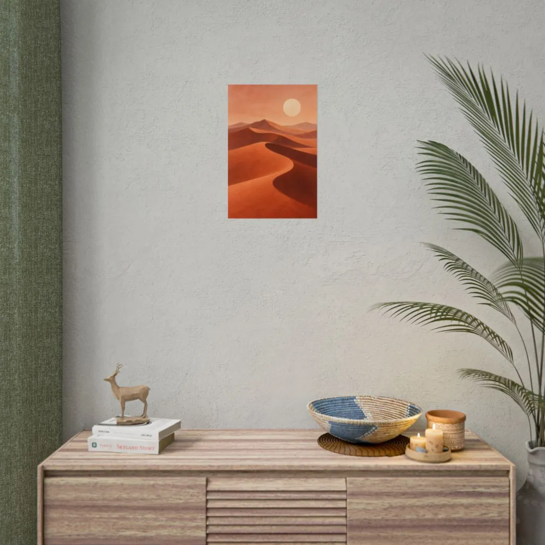 Terracotta Dune Rhythms - Poster