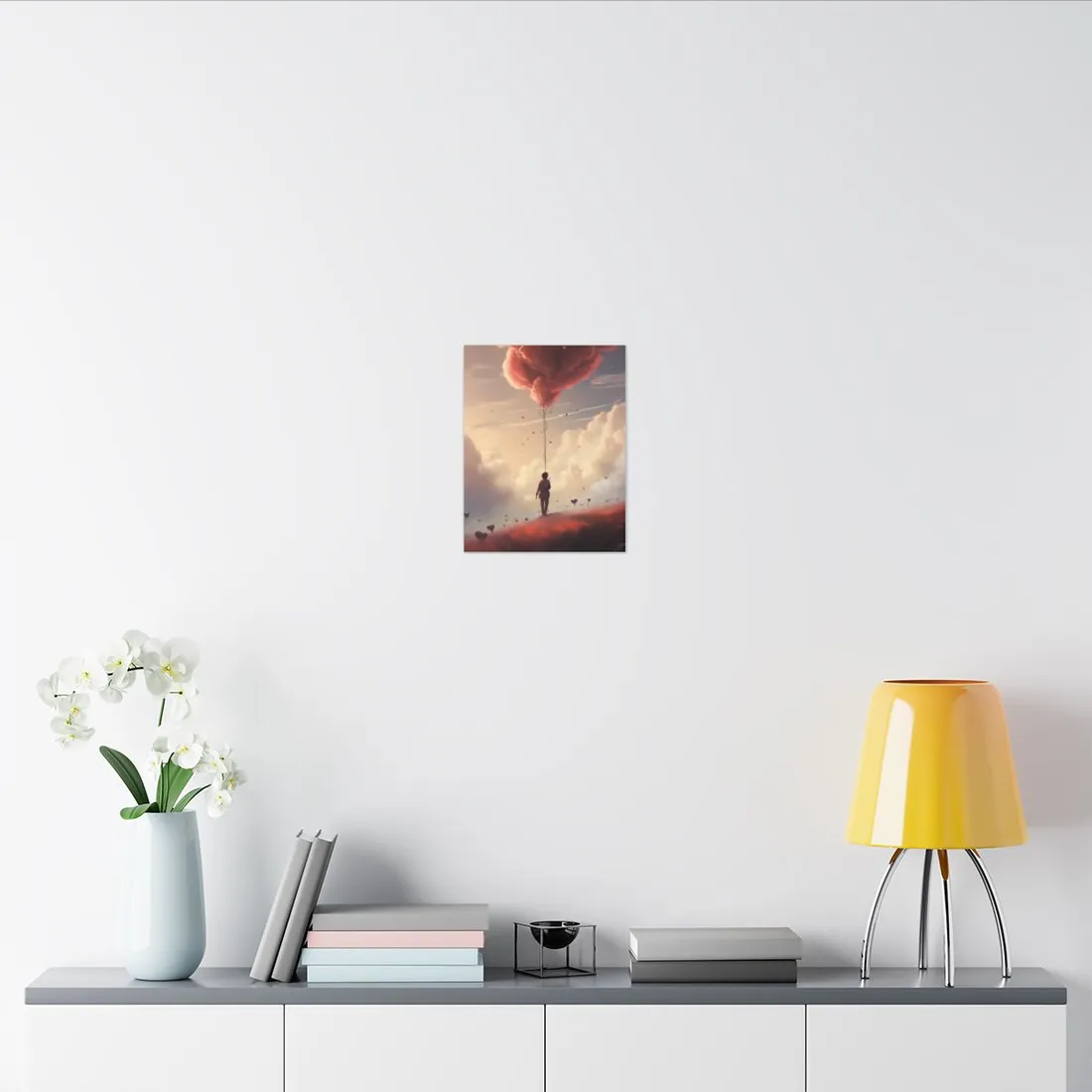 The Art of Writing: Candid Moment in Creativity - Canvas