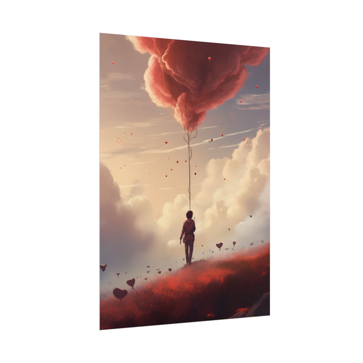 The Art of Writing: Candid Moment in Creativity - Poster