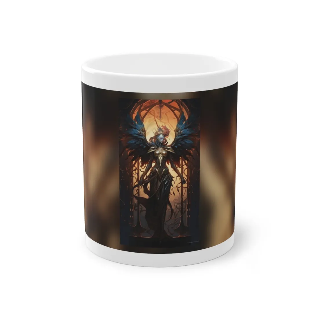 The Dark Guardian: Mysterious Protector of the Rocky Surface - Mug