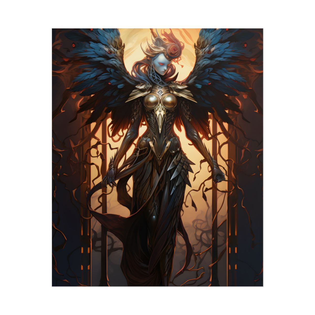 The Dark Guardian: Mysterious Protector of the Rocky Surface - Poster