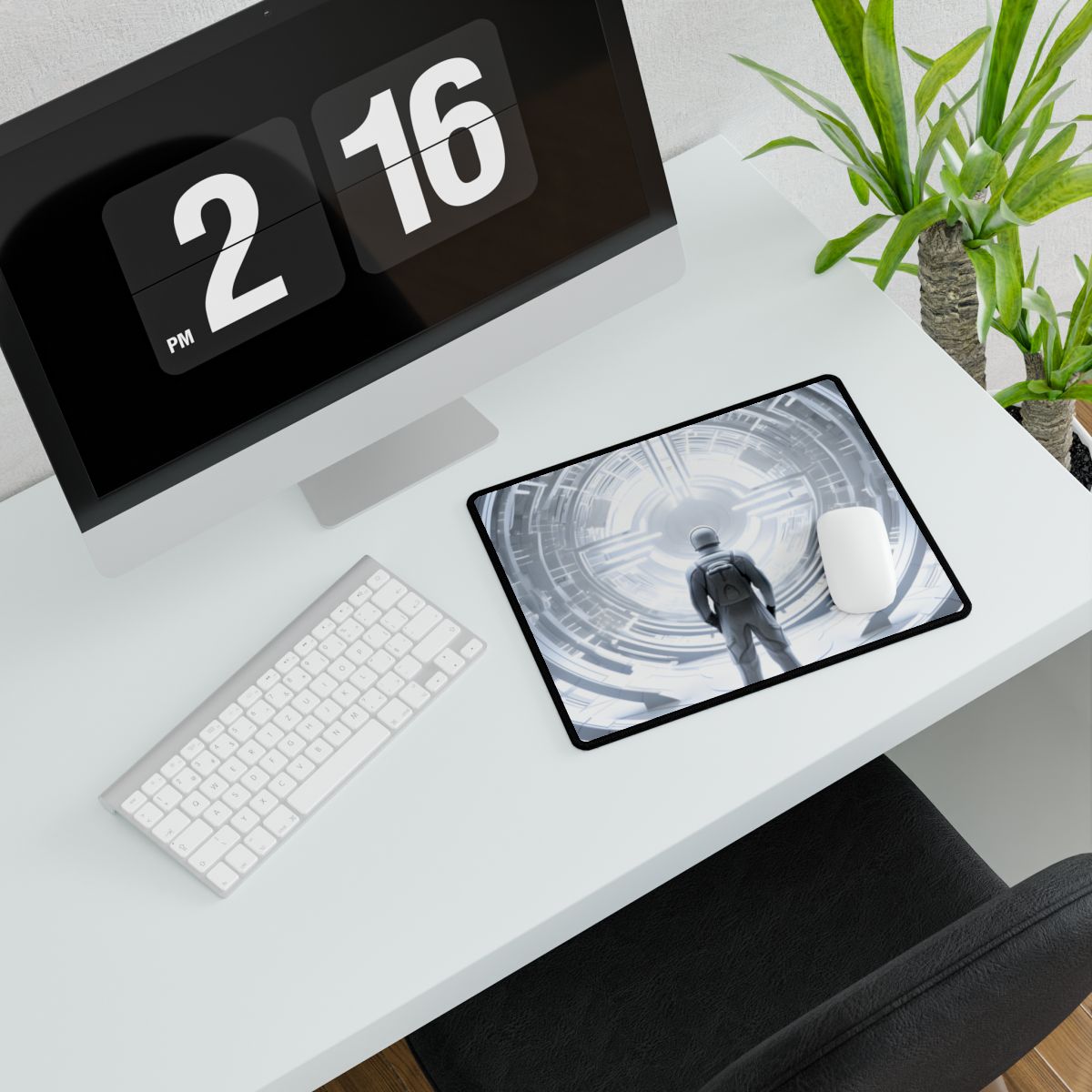 The Elderly Mind: A Complex Web of Wires - Desk Mat
