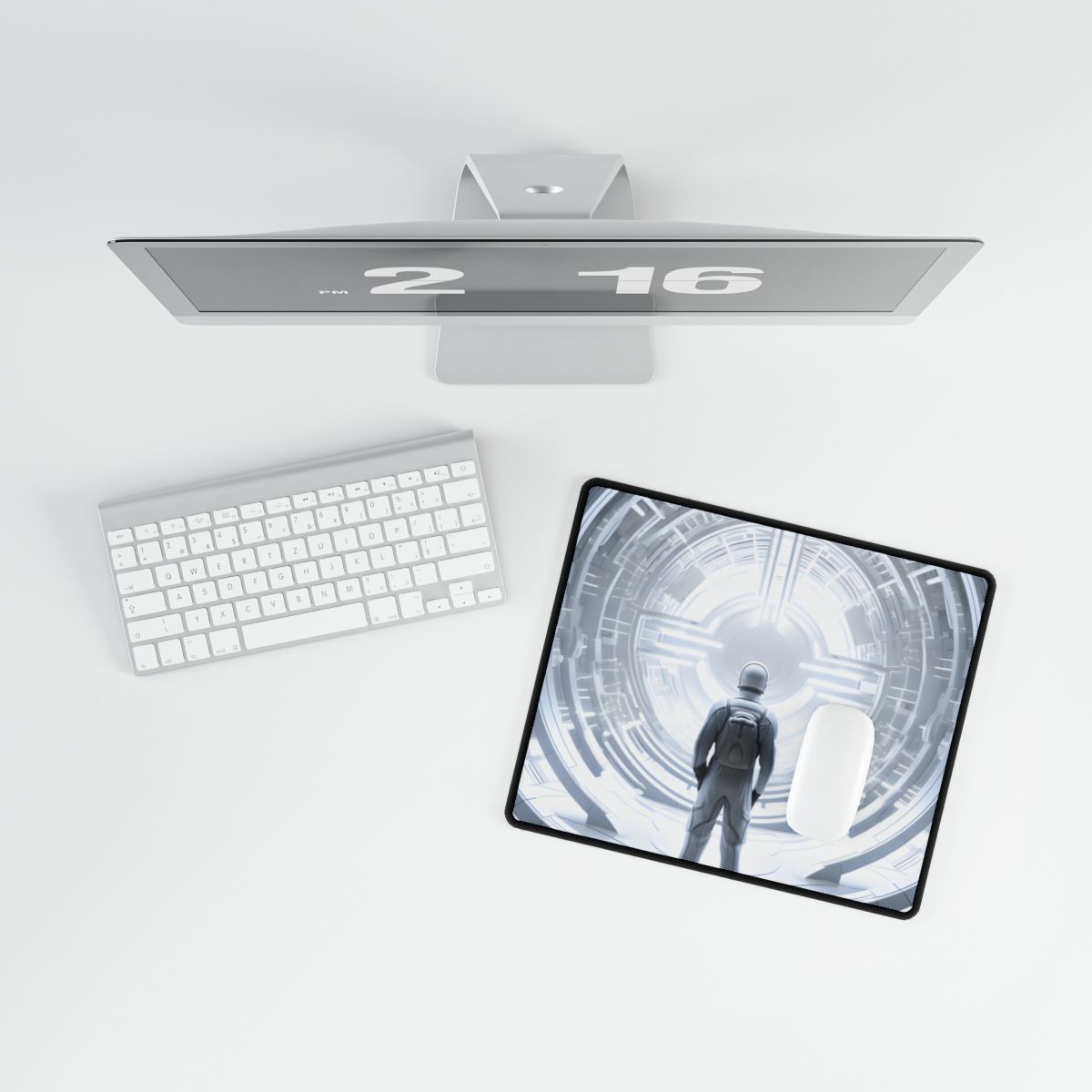 The Elderly Mind: A Complex Web of Wires - Desk Mat