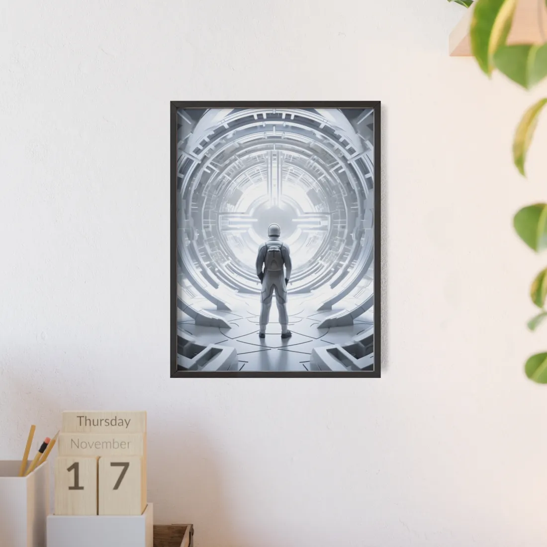 The Elderly Mind: A Complex Web of Wires - Framed Poster