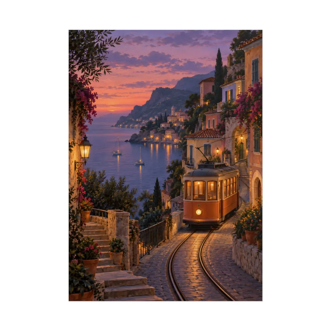 The Last Tram at Dusk - Poster