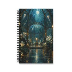The Moonlit Conservatory Beneath the Sea Spiral Notebook