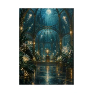 The Moonlit Conservatory Beneath the Sea Poster