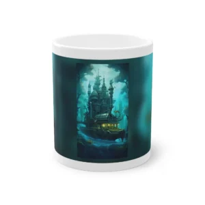 Underwater Castle Submarine Mug