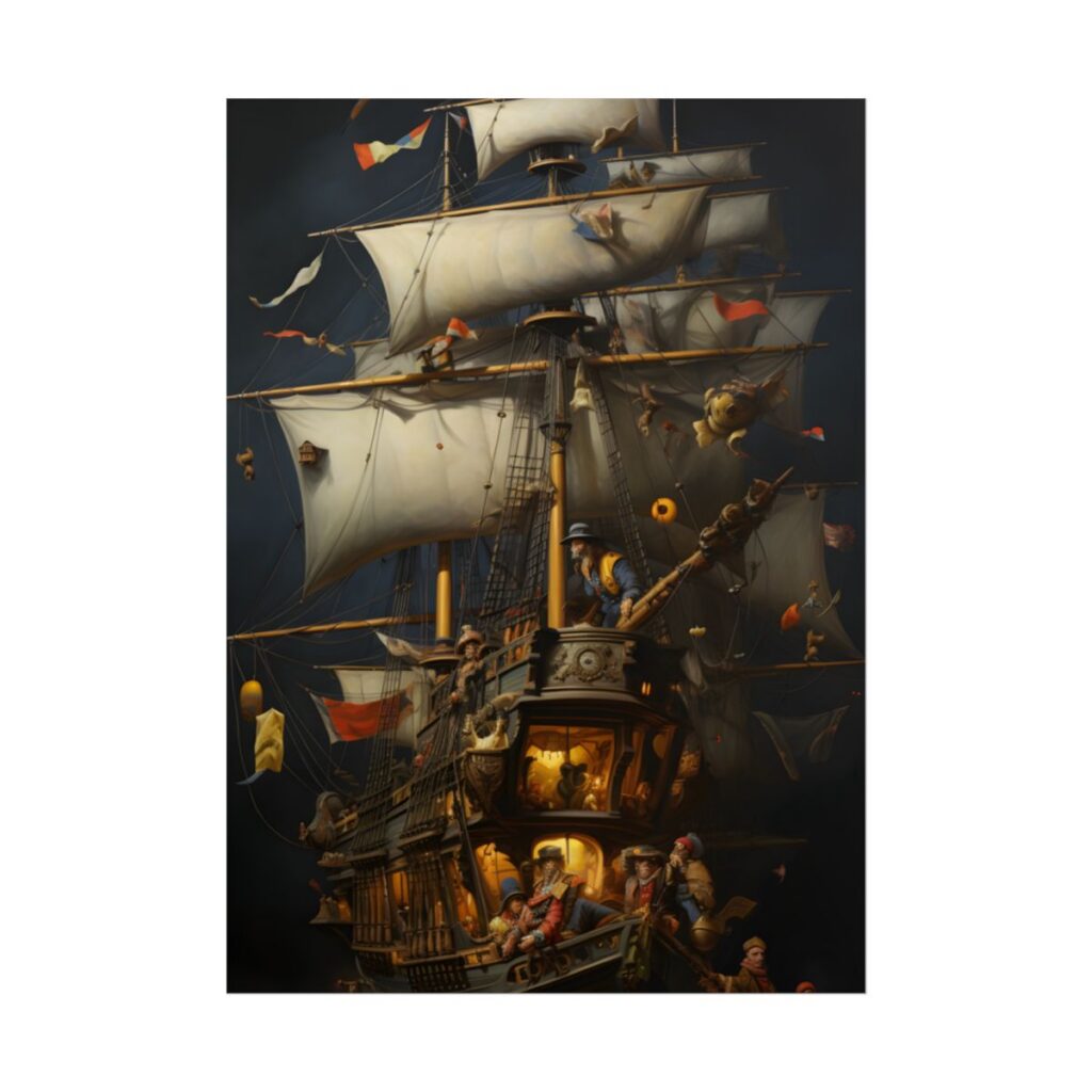 Time-Traveling Pirate Crews: Swashbucklers of Adventure - Artwork - Poster