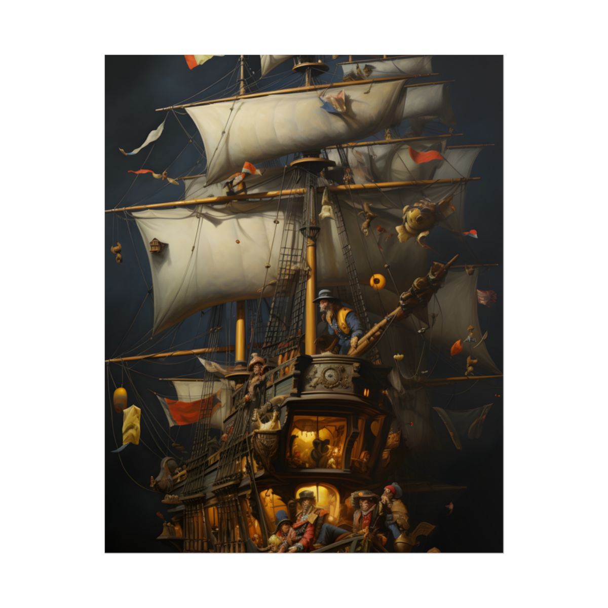 Time-Traveling Pirate Crews: Swashbucklers of Adventure - Artwork - Poster
