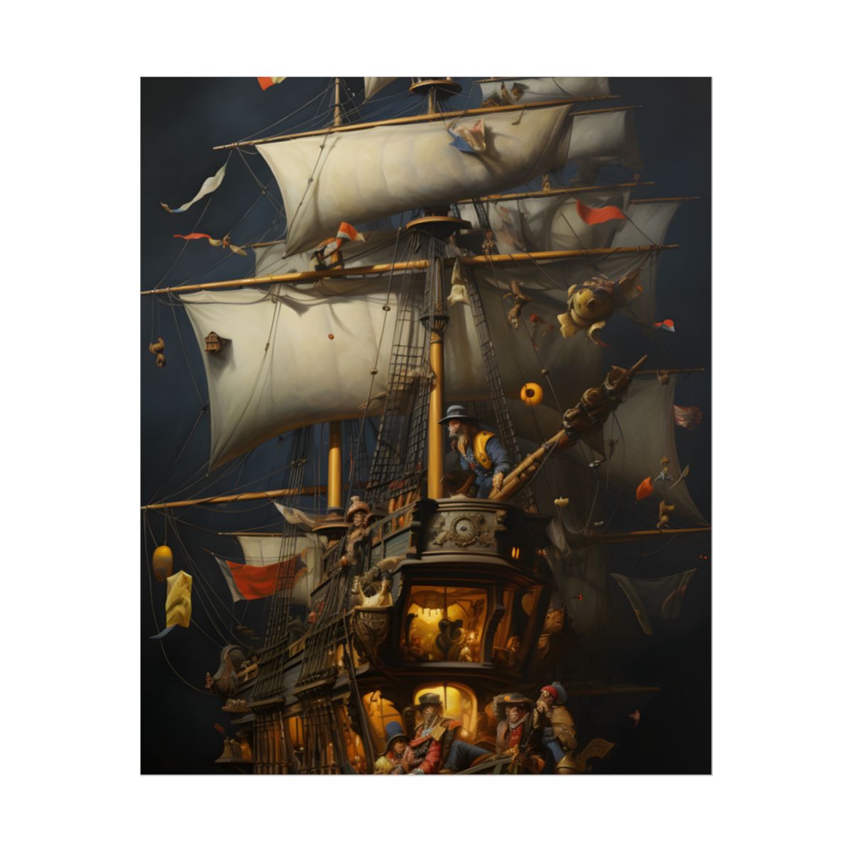 Time-Traveling Pirate Crews: Swashbucklers of Adventure - Artwork - Poster