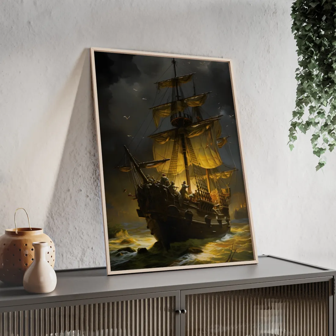 Time-Traveling Pirates: Swashbucklers on a Mission - Framed Poster