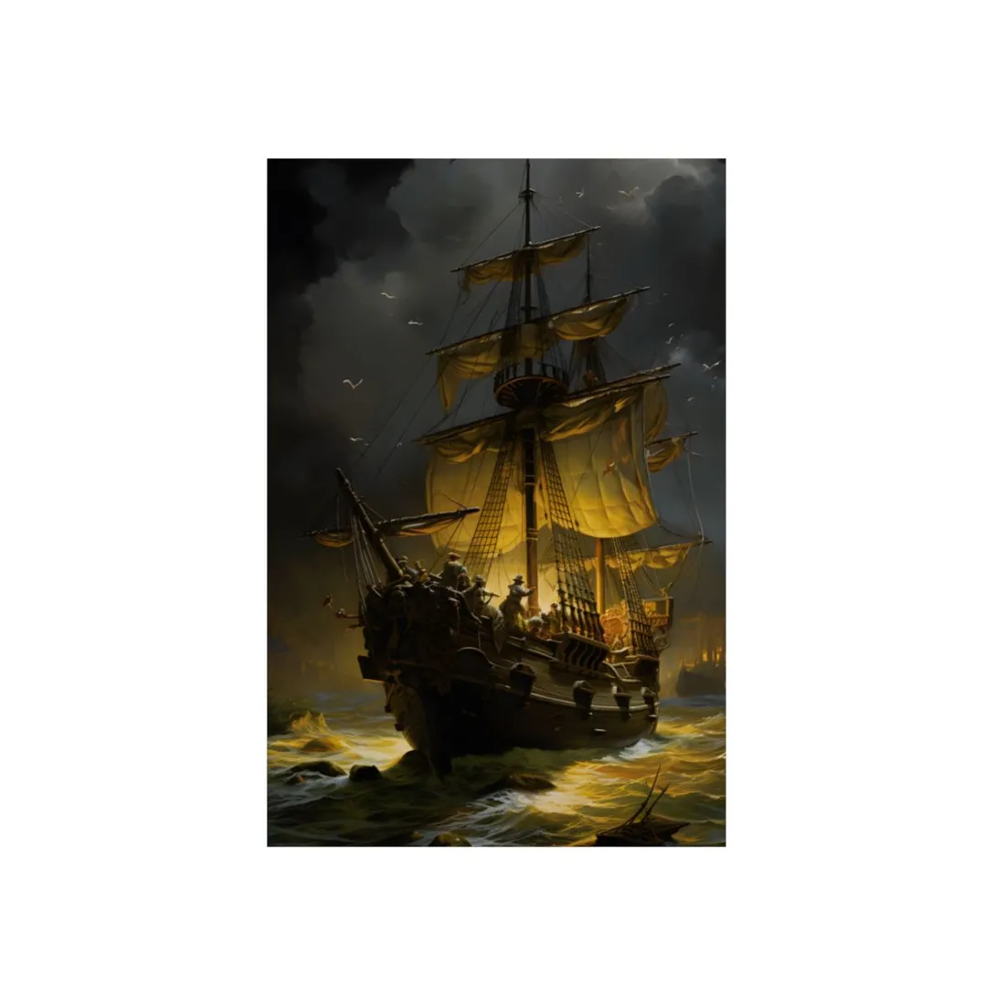 Time-Traveling Pirates: Swashbucklers on a Mission - Metal Poster