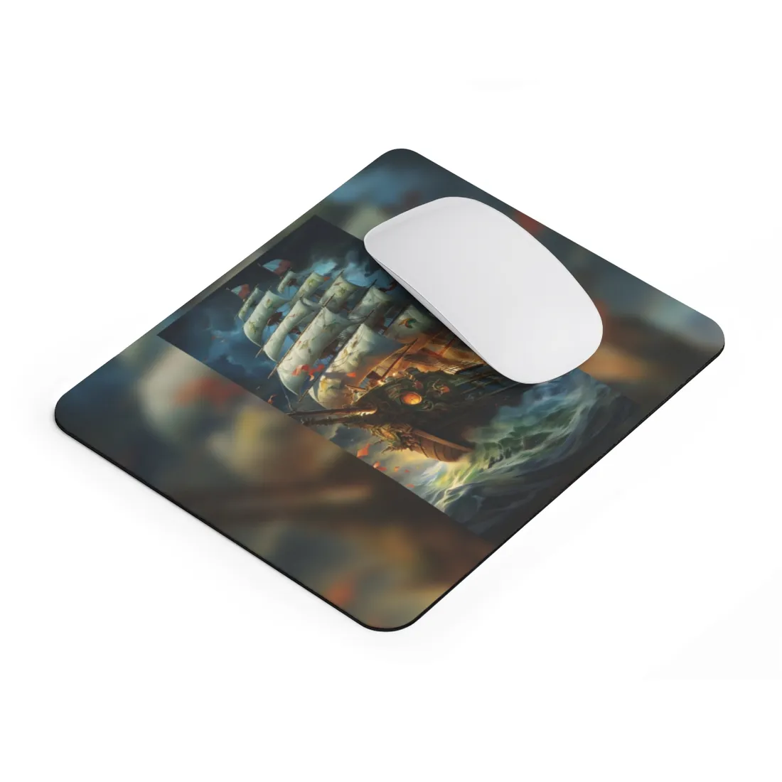 Time-Traveling Sailors: Pirate Crew Adventure - Mouse Pad