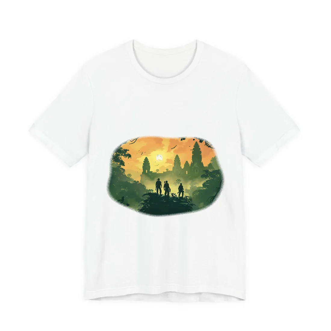 Timeless Grayscale: A Duo's Bond - T-Shirt (White)