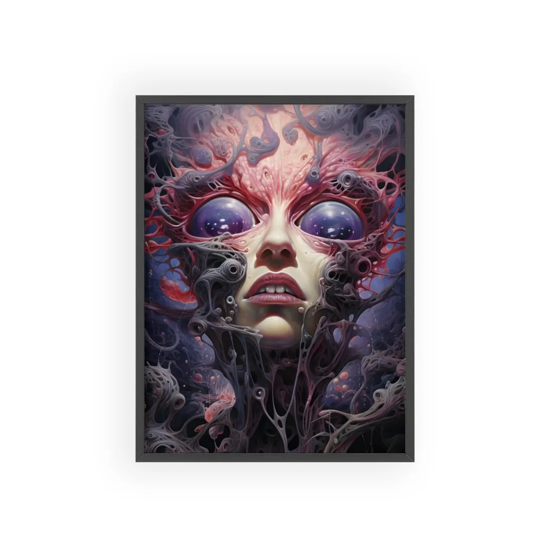 Torn Fabric: Rips in Reality - Fractured Dimensions - Framed Poster
