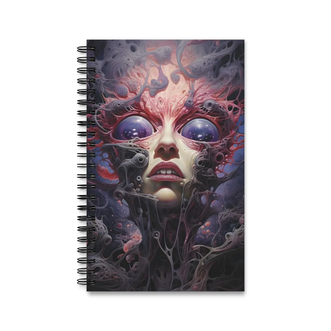 Torn Fabric: Rips in Reality - Fractured Dimensions - Spiral Notebook