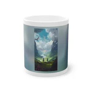 Children Overlooking a Valley Mug