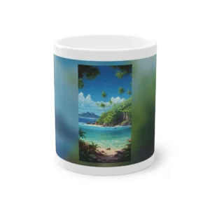 Turquoise Bay with Palm Trees Mug