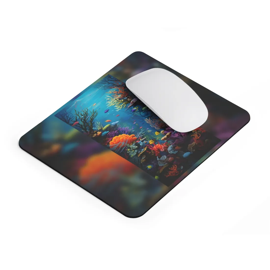 Treasured Coral Reef Oasis: A Marine Life Masterpiece - Mouse Pad