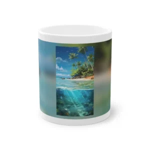 Palm Beach with Underwater Reef Mug