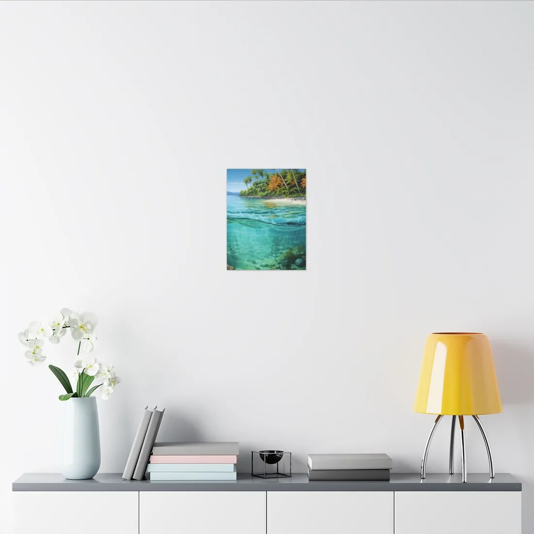 Tropical Island Paradise: Serene Natural Beauty - Canvas