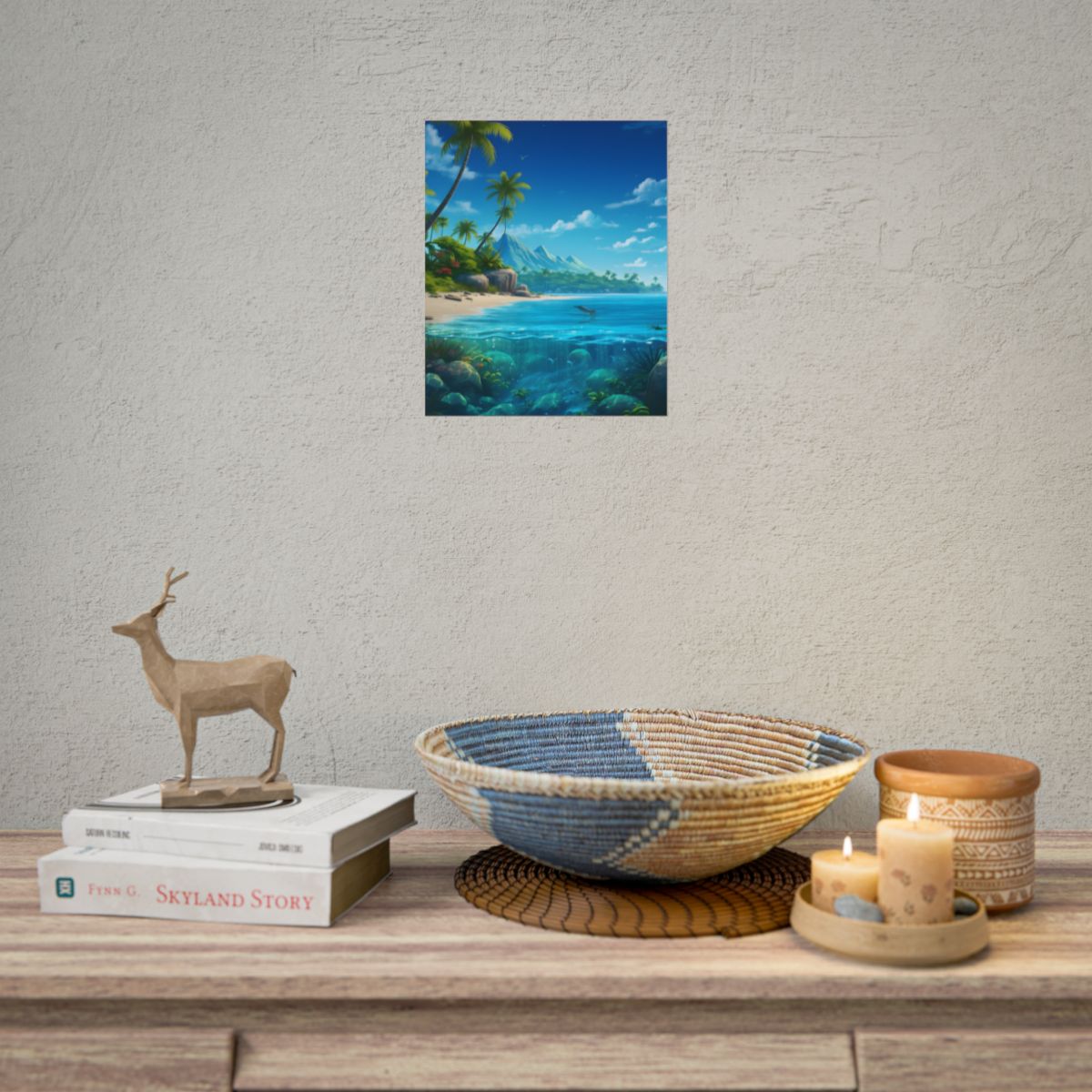 Tropical Island Paradise: Serene Tranquility - Poster