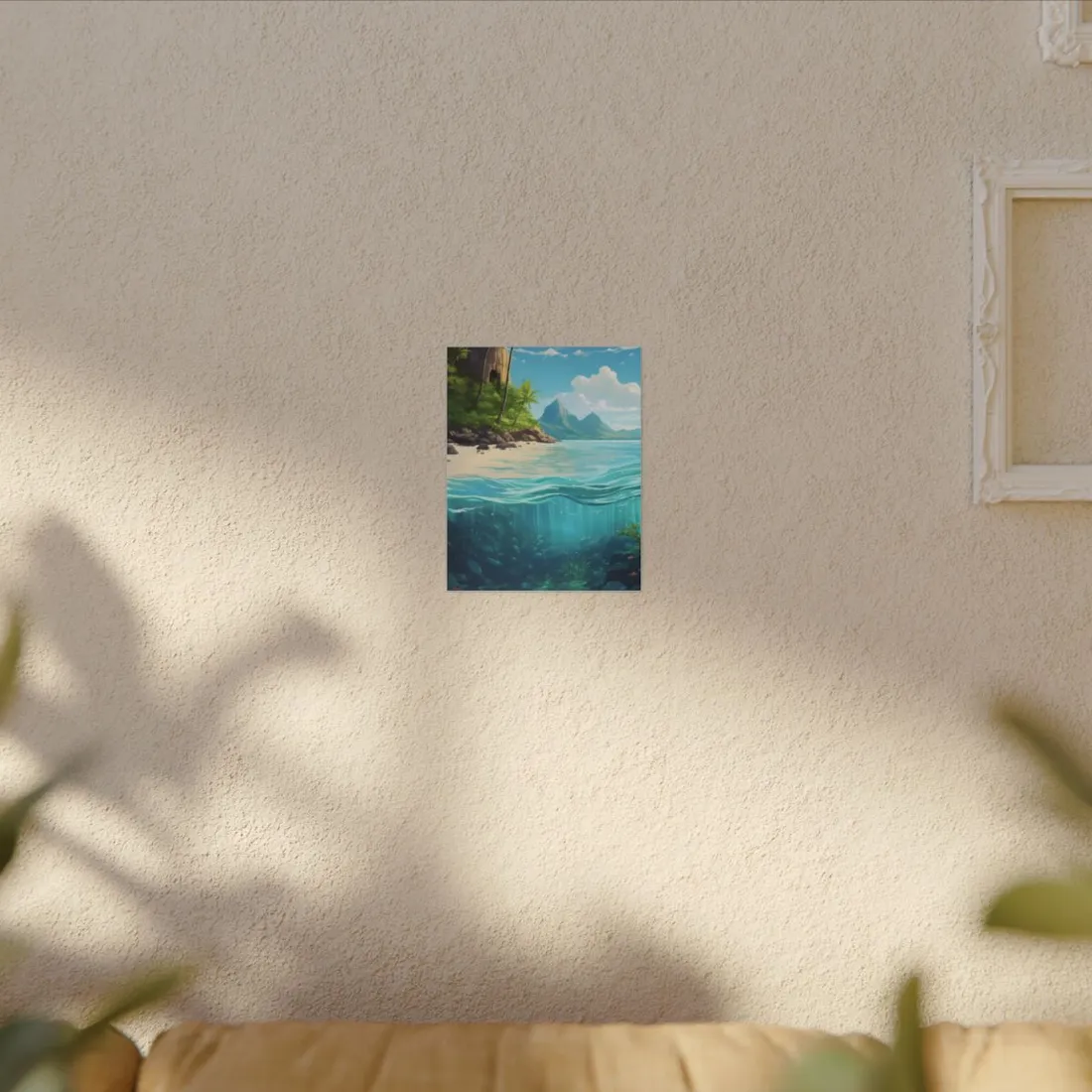 Tropical Paradise: Serene Island Getaway - Canvas
