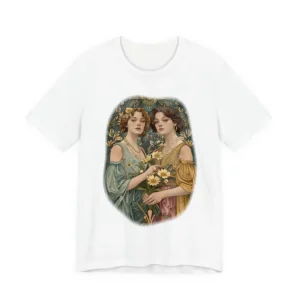 Two Women Holding Flowers T-Shirt