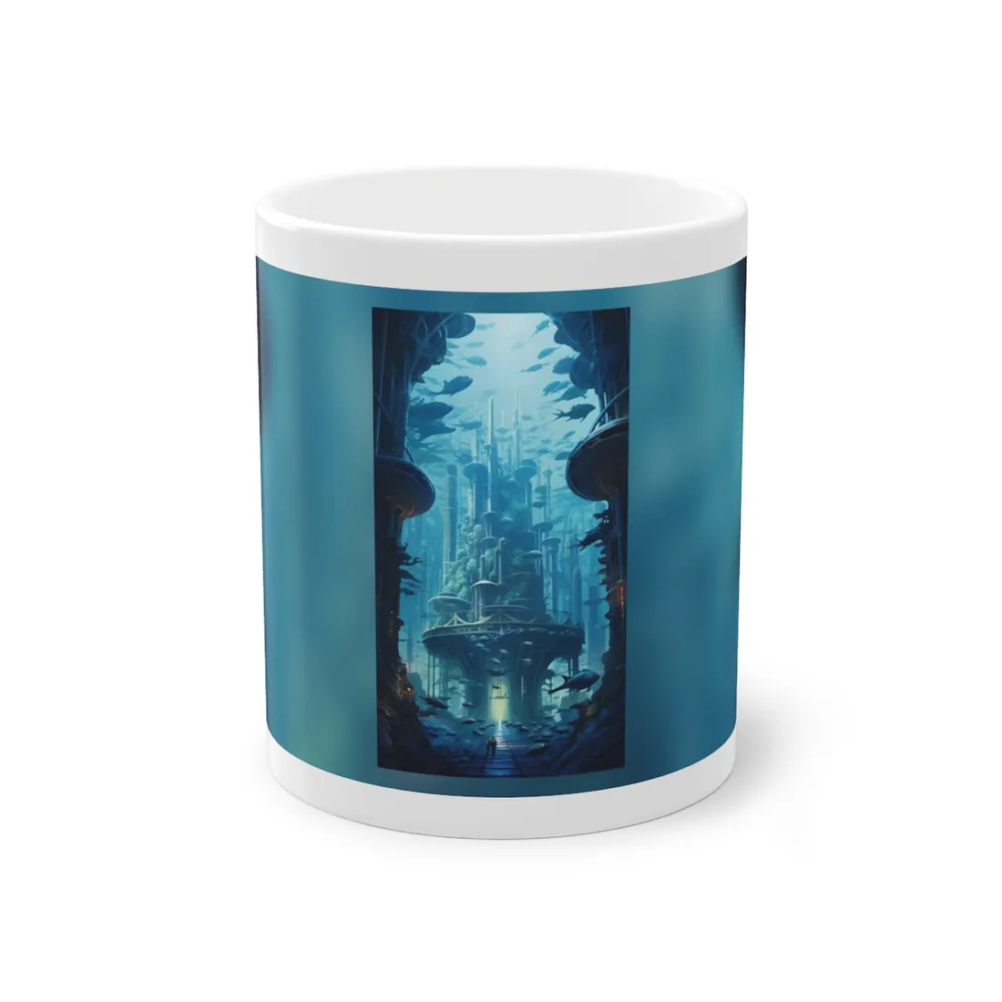 Underwater City: Futuristic Architectural Wonders - Mug
