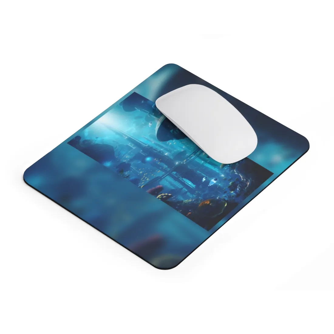 Underwater City of the Future: Submerged Metropolis - Mouse Pad