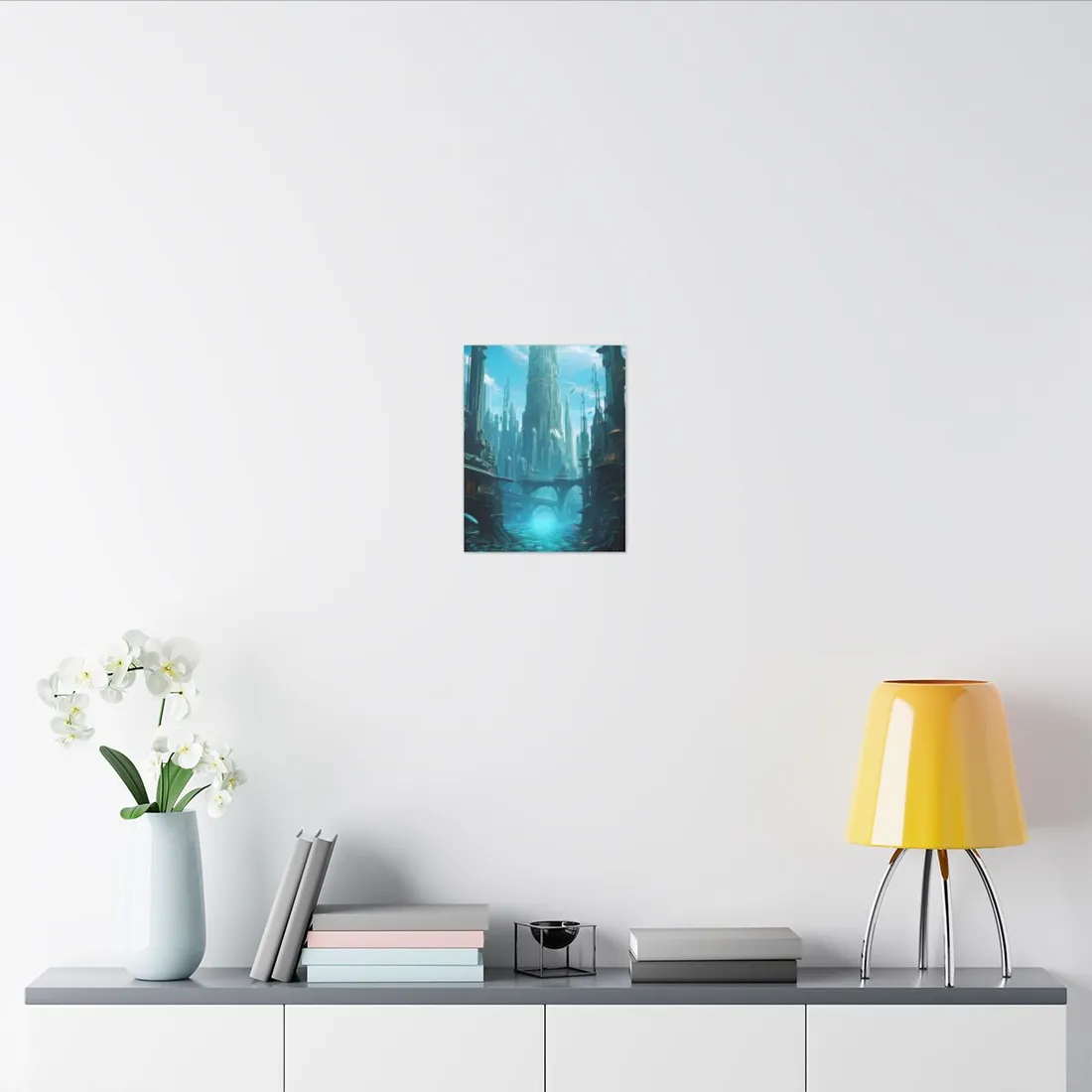 Underwater City of Tomorrow: Futuristic Metropol - Canvas