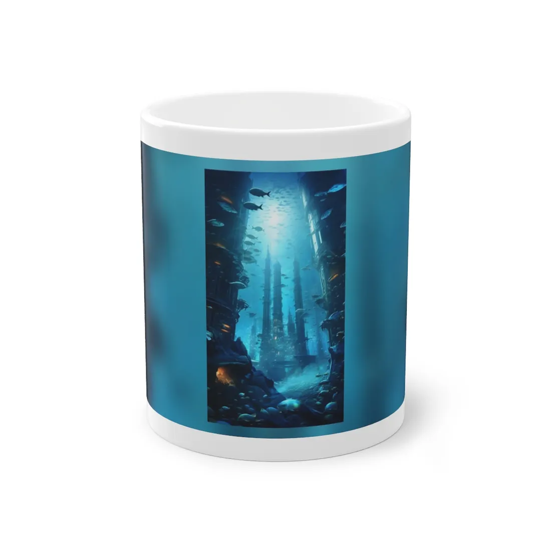 Underwater Future City: Submerged Metropol - Mug