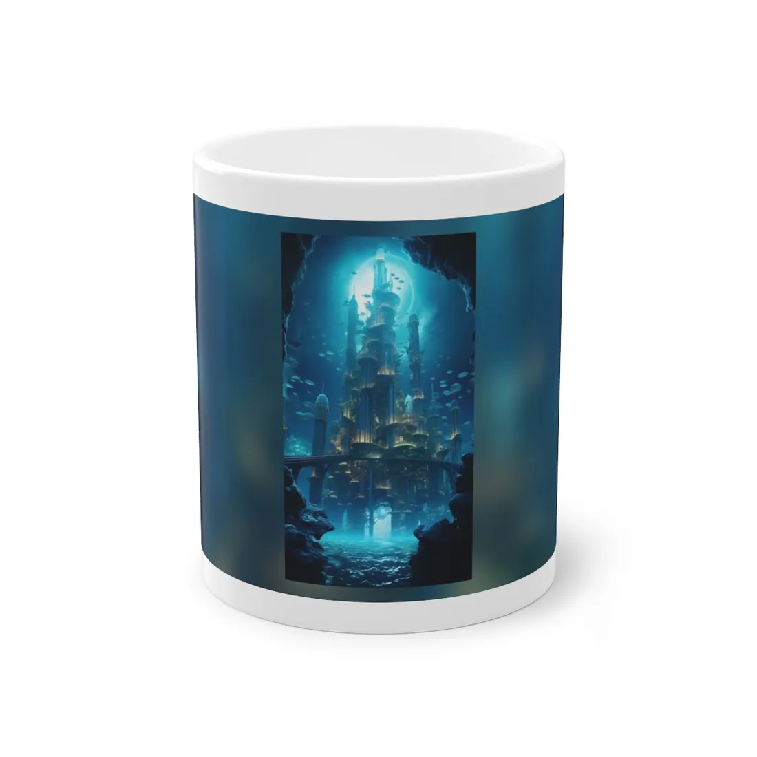Underwater Futuristic City: Diving into Tomorrow's Metropolis - Mug