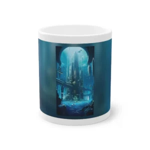 Underwater City with Spires Mug