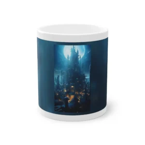 Moonlit Spired City Mug